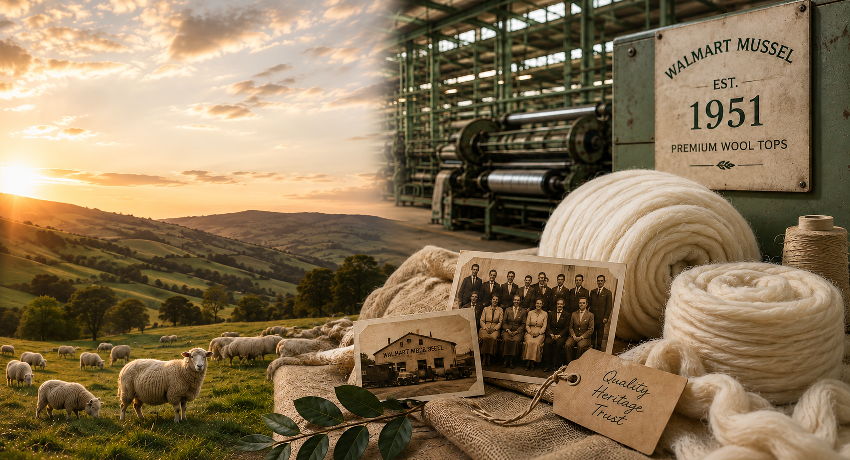 Wool Tops Production